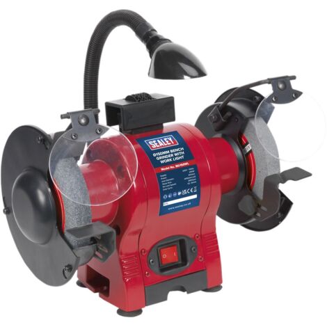 Sealey 150mm Bench Grinder with Worklight 250W/230V BG150WL