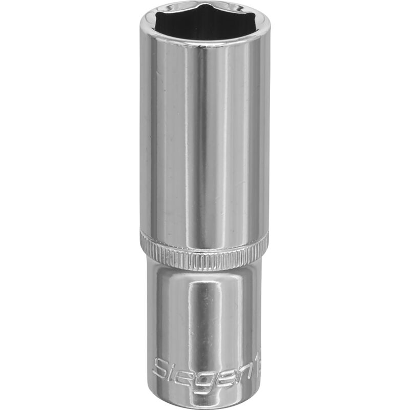 S0675 Siegen Deep Socket 1/2''Sq Drive 19mm - Sealey