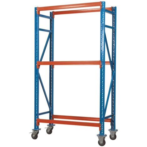 Sealey 2-Level Mobile Tyre Rack 200kg Capacity Per Level STR007