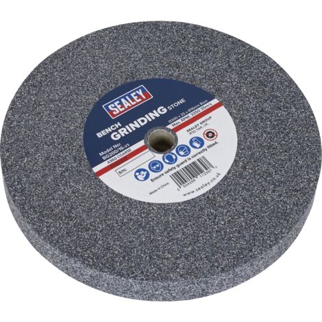 Sealey 200 x 25mm Grinding Stone 16mm Bore - A36Q Coarse BG200/16