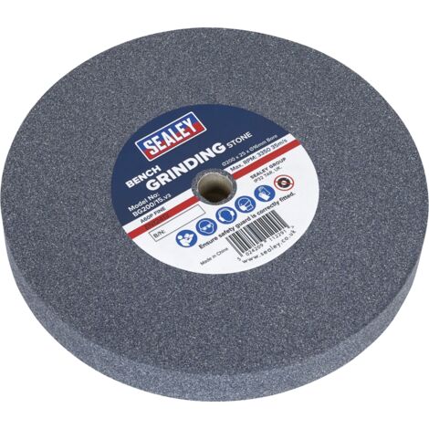 Sealey 200 x 25mm Grinding Stone 16mm Bore - A60P Fine BG200/15