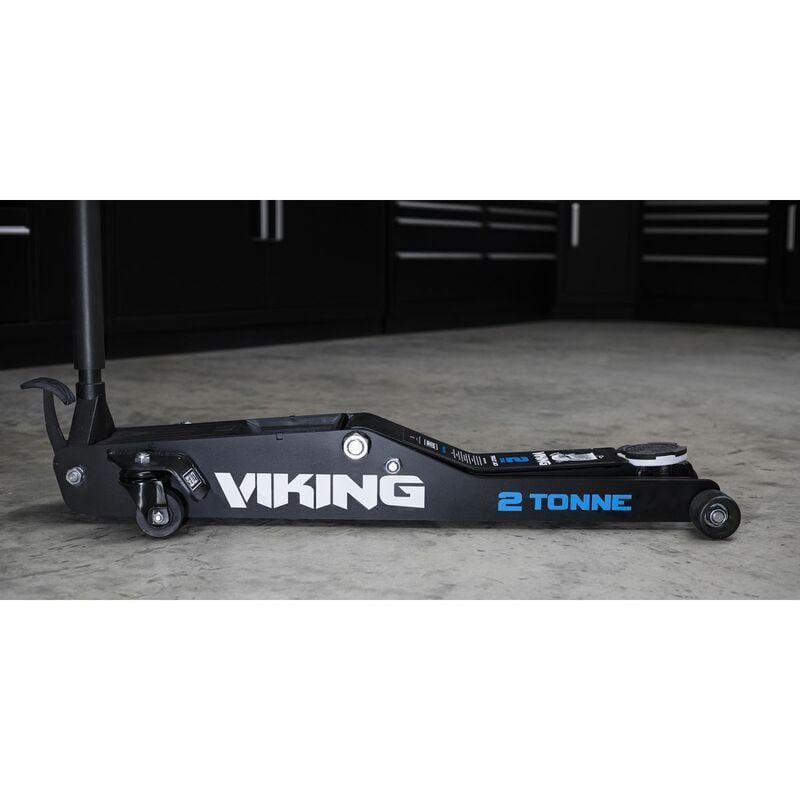 Sealey - Viking Low Profile Professional Long Reach Trolley Jack 2 Tonne with Rocket Lift 2100TB