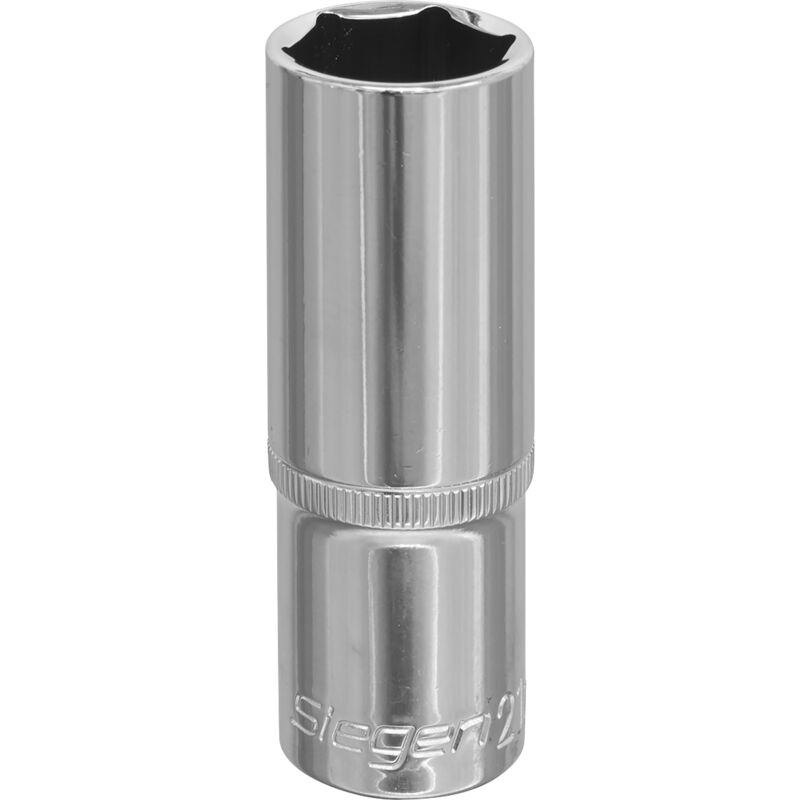 S0676 Siegen Deep Socket 1/2''Sq Drive 21mm - Sealey