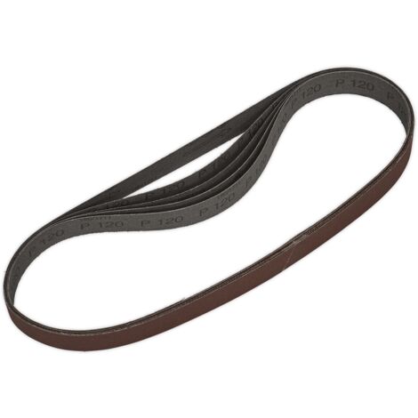Sealey 25 x 762mm Sanding Belt 120Grit - Pack of 5 SB0019