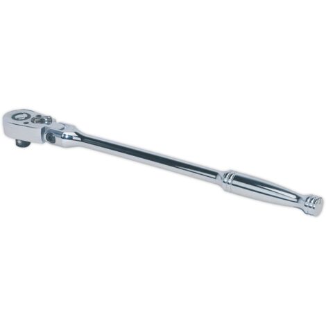 Sealey 3/8""Sq Drive Ratchet Wrench Flexi Head 300mm Pear Head Flip Rev AK661F