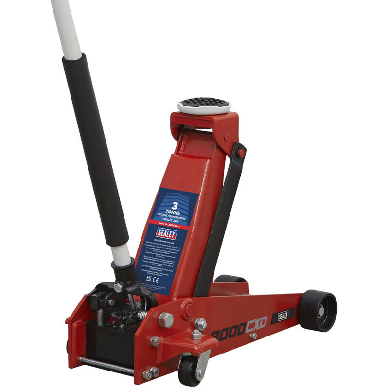 3000CXD Trolley Jack 3tonne Standard Chassis - Sealey