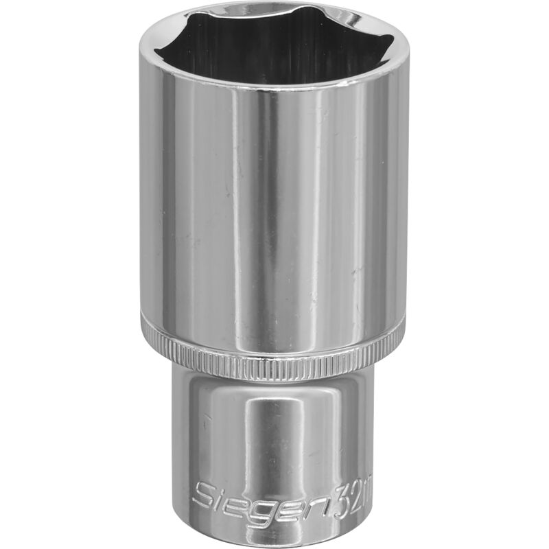 S0683 Siegen Deep Socket 1/2''Sq Drive 32mm - Sealey