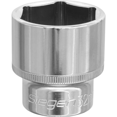 Sealey 32mm WallDrive Standard Length Chrome Socket 1/2""Sq Drive S0665