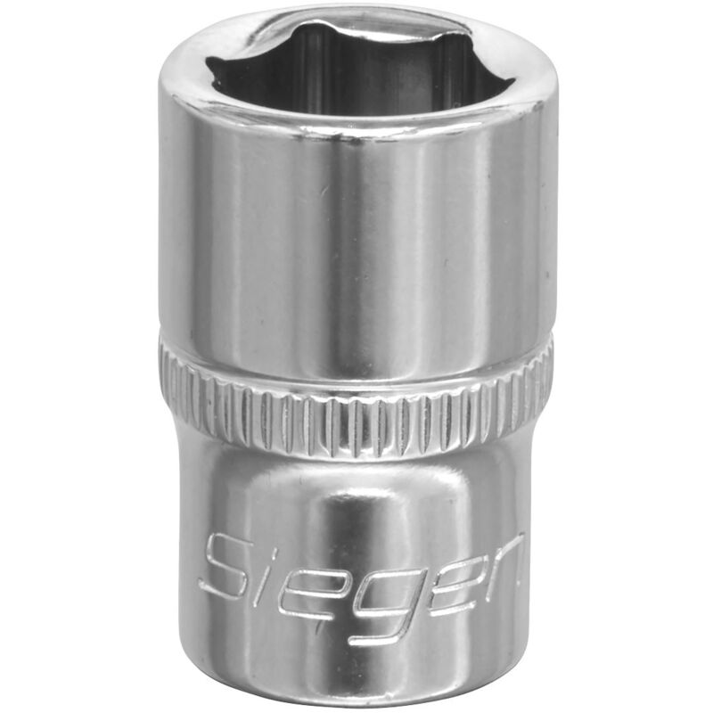 3/8''Sq Drive Socket 12mm WallDrive Chrome Standard Length S0579 - Sealey
