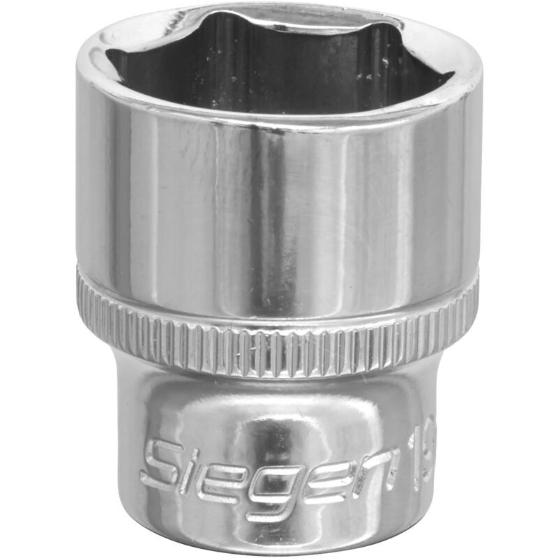 S0586 Siegen Socket 19mm 3/8''Sq Drive - Sealey