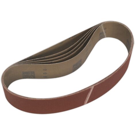 Sealey 50 x 686mm Sanding Belt 120Grit - Pack of 5 SB005