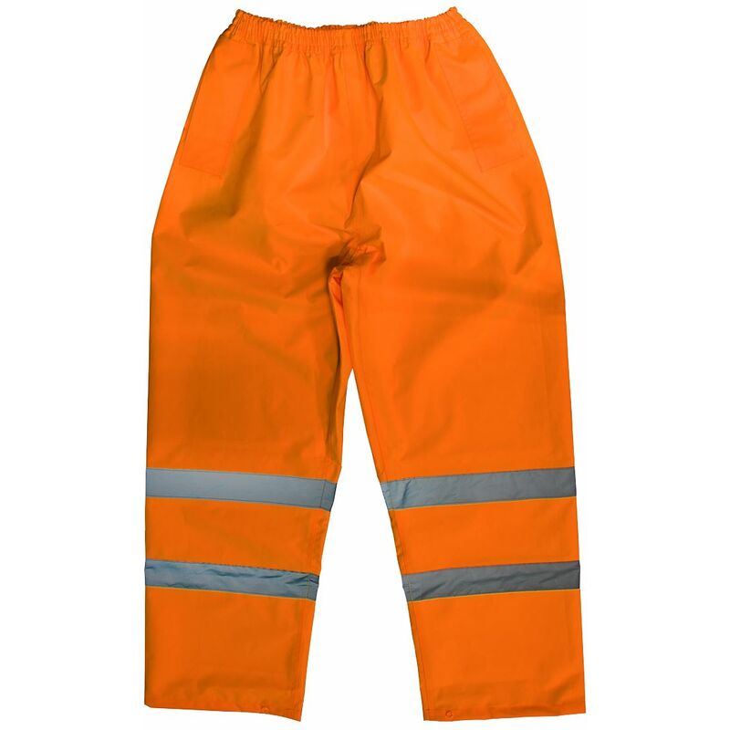 Sealey - Hi-Vis Orange Waterproof Trousers - X-Large 807XLO