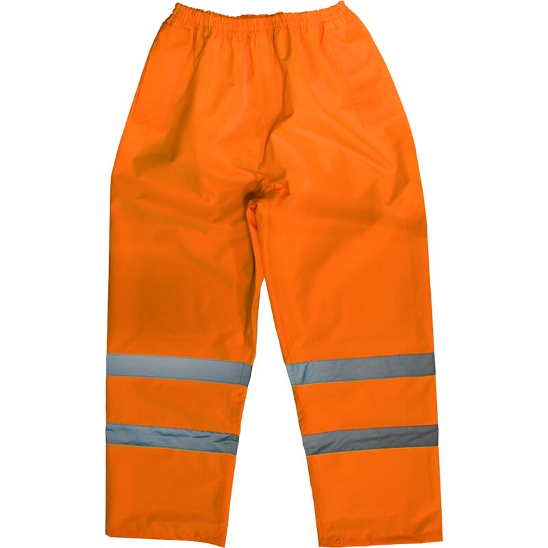 Hi-Vis Orange Waterproof Trousers - XX-Large 807XXLO - Sealey