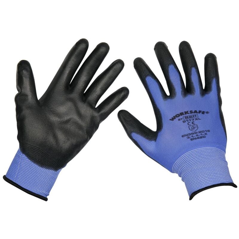 Sealey Worksafe® Lightweight Precision Grip Gloves, X-Large - Pack of 120 Pairs 9117XL/B120