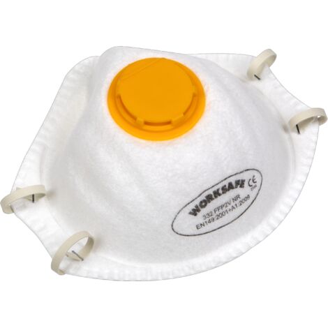 Sealey 9332/10 Worksafe FFP2 Valved Cup Mask - Pack of 10