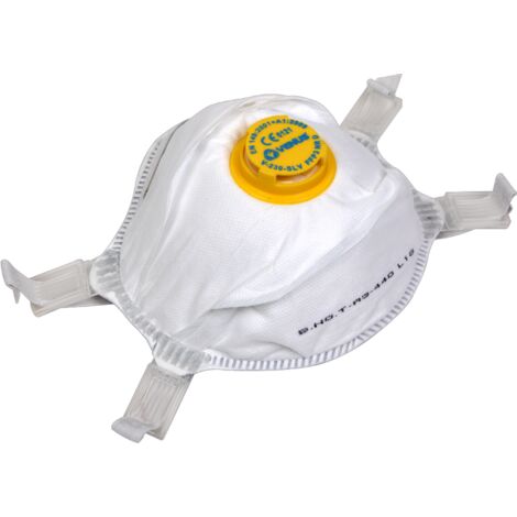 Sealey 9334/10 Worksafe FFP3 Valved Cup Mask - Pack of 10