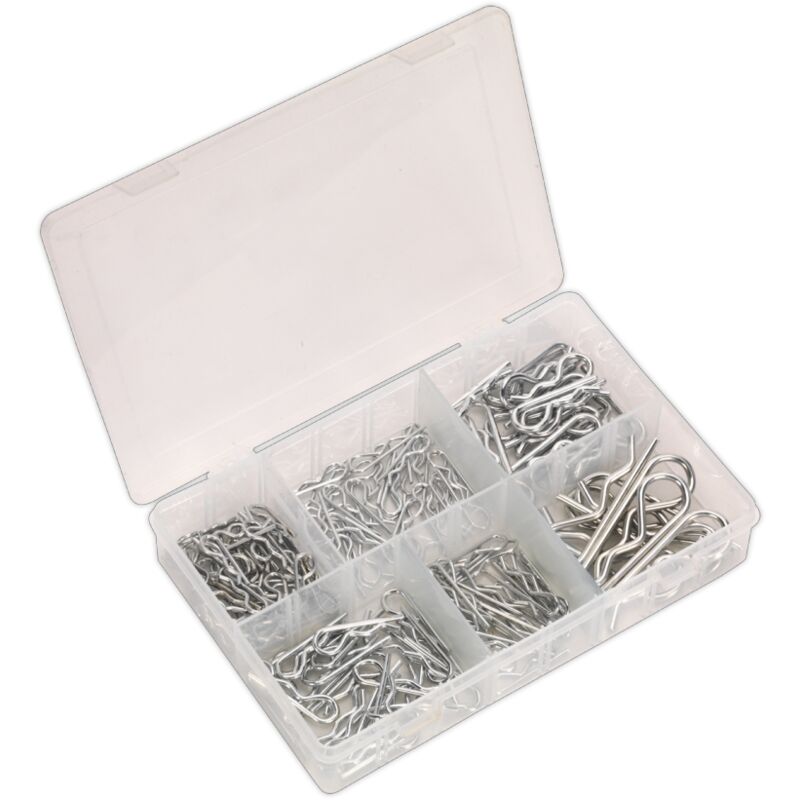 R-Clip Assortment 150PC - Sealey