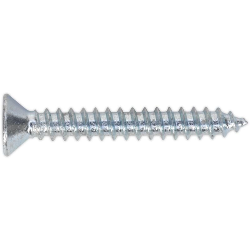 Sealey - Self Tapping Screw 3.5 x 25MM Countersunk Pozi din 7982 Pack of 100