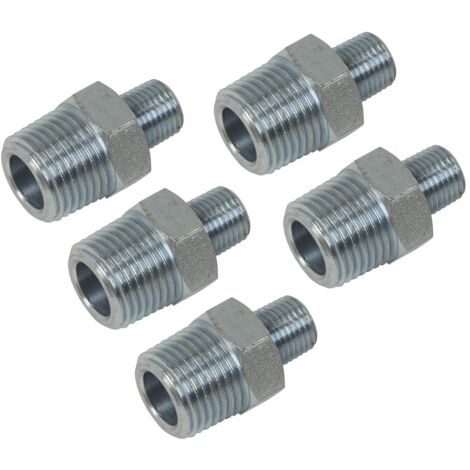 Sealey AC101 PCL Reducing Union 1/2""BSPT to 1/4""BSPT - Pack of 5