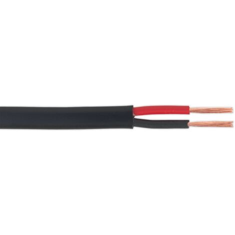 Sealey AC1430TWTK Automotive Cable Thick Wall Flat Twin 2 x 1mm² 14/0.30mm 30m Black