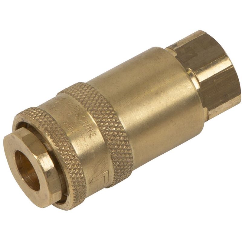 Sealey AC90 Non-corrodible Pcl Coupling Body Female 1/4"bsp, Multi