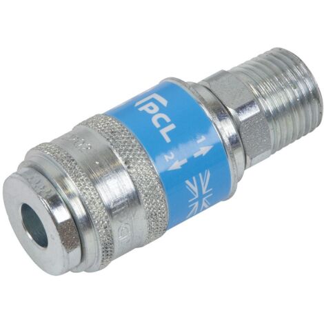 Sealey AC95 PCL Safeflow Safety Coupling Body Male 1/2""BSPT