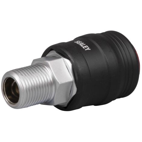 Sealey ACH62 High Flow Coupling Body Male 3/8""BSPT