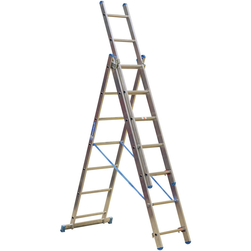 Sealey - Aluminium Extension Combination Ladder 3x7 en 131 ACL307