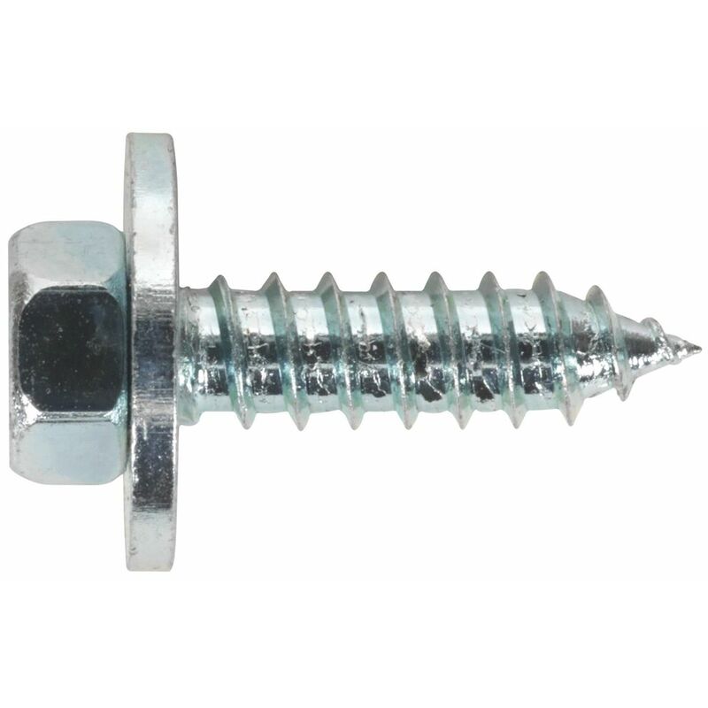 Sealey - Acme Screw with Captive Washer 12 x 3/4 Zinc Pack of 100 ASW12