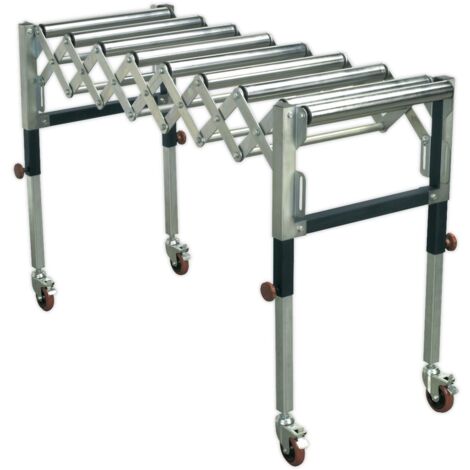 Sealey Adjustable Roller Stand 450-1300mm 130kg Capacity RS911F