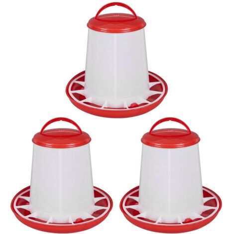 Sealey AFT033 Poultry Feeder 3kg - Pack of 3