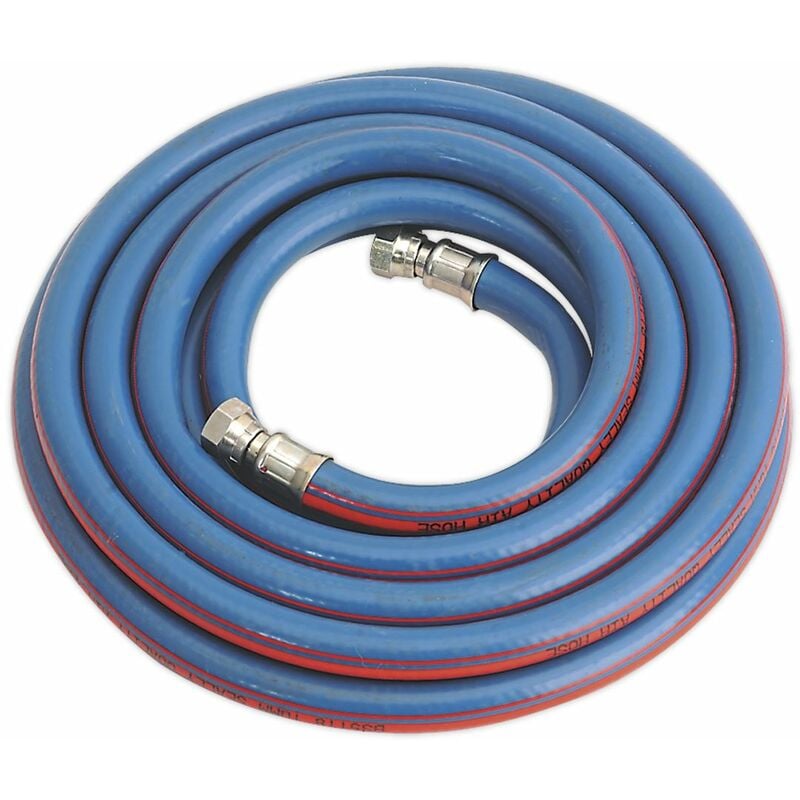 Sealey Air Line Hose 5m x 10mm With 1/4