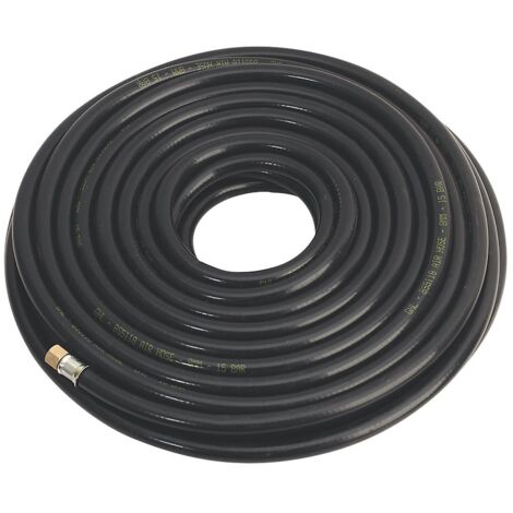 Sealey AH30RX Heavy-Duty Air Hose with 1/4""BSP Unions 30m x 8mm