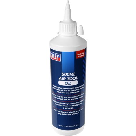 Sealey Air Tool Oil 500ml For Maintaining Power Tools ATO500S
