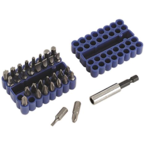 Sealey AK110 Premier Power Tool Bit & Magnetic Adaptor Set 33pc