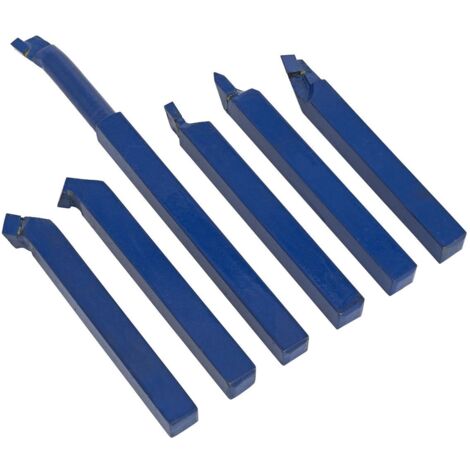 Sealey AK1122 Lathe Turning Tool Set 10mm x 10mm 6pc