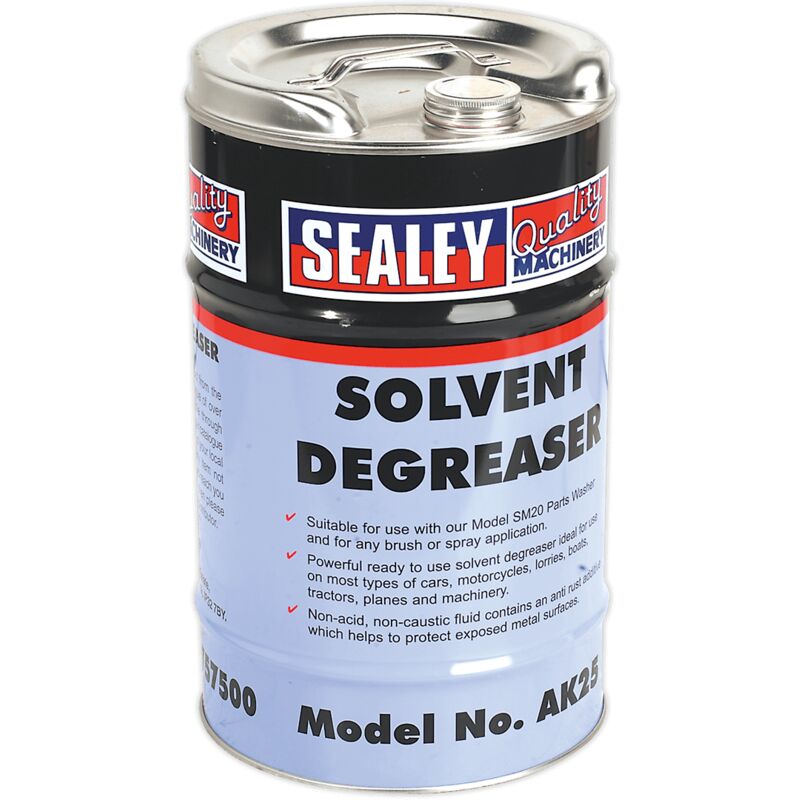 AK25 Degreasing Solvent Emulsifiable 25L - Sealey