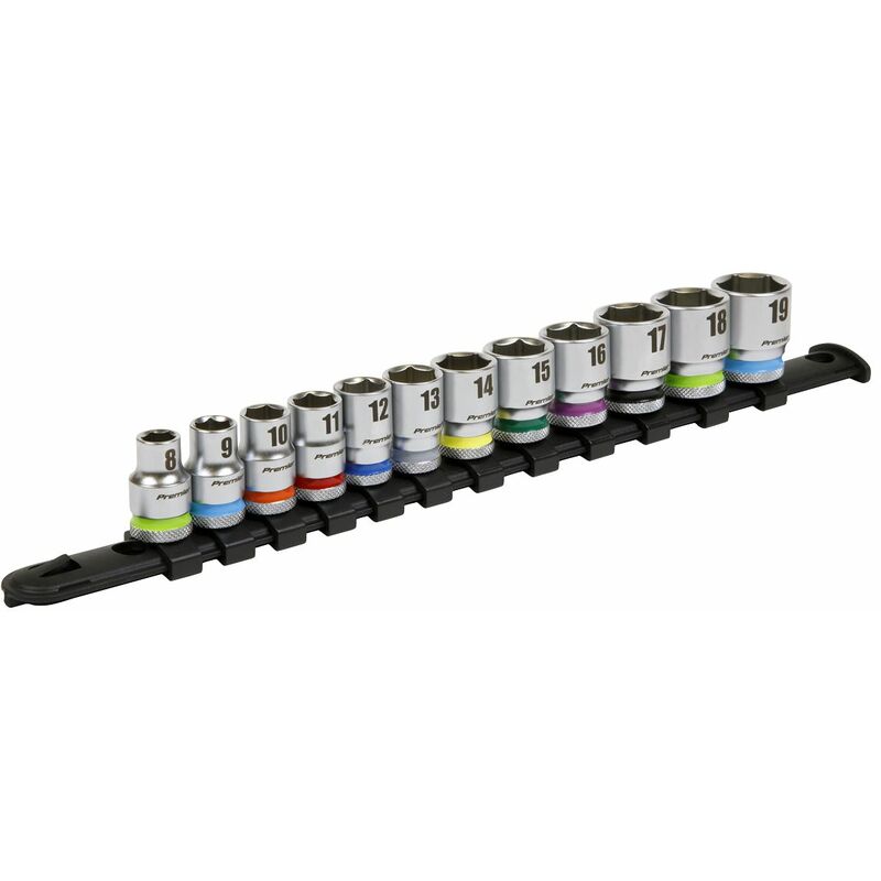 Premier Platinum Socket Set 3/8''Sq Drive 12pc AK2660 - Sealey