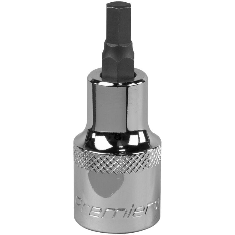 SBH018 Premier Hex Socket Bit 1/2'Sq Drive 6mm - Sealey