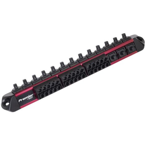 Sealey AK27096 Socket & Bit Retaining Rail 1/4""Sq Drive