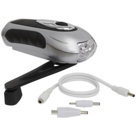 Sealey AK3305 Rechargeable Wind-Up Torch 3 LED