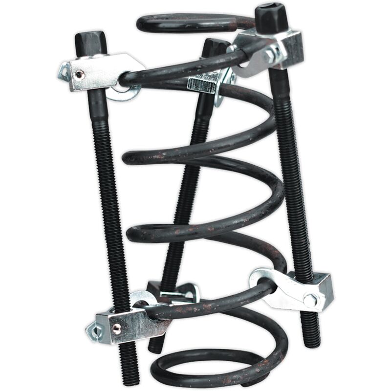 AK384 Coil Spring Compressor 3pc with Safety Hooks - Sealey