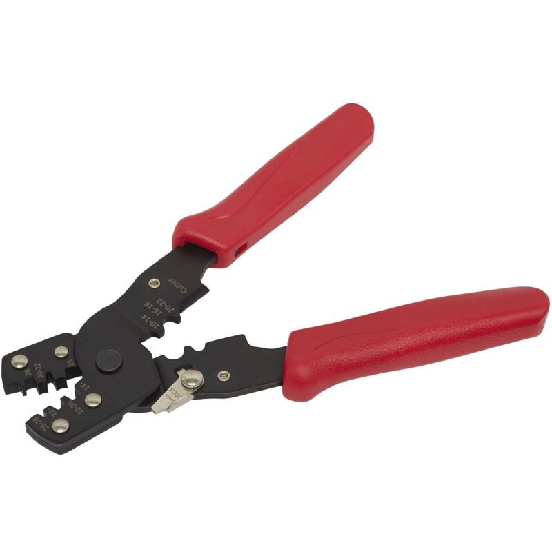 Non-Ratcheting Crimping Tool Insulated/Non-Insulated Terminals AK3850 - Sealey