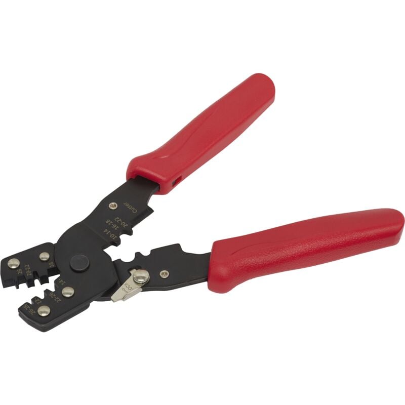 Sealey - AK3850 Non-Ratcheting Crimping Tool Insulated/Non-Insulated Terminals