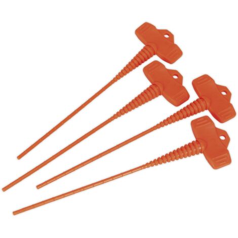 Sealey AK391 Applicator Nozzle Stopper - Pack of 4