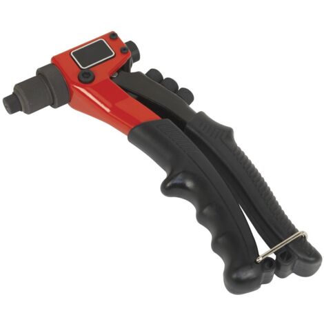 RIVET GUN GARAGE LONG ARM HAND SQUEEZE POP BLIND BIG RIVETER NEW HEAVY ...