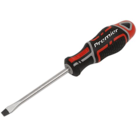 Sealey AK4354 Premier GripMAX® Slotted Screwdriver 6 x 100mm