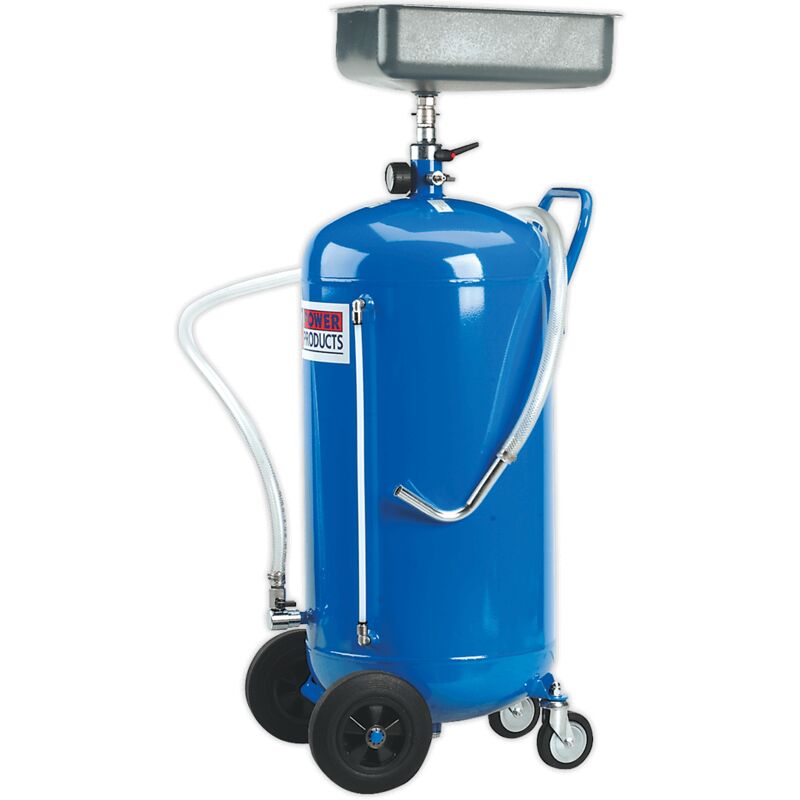 Sealey AK458DX Mobile Oil Drainer 110L Air Discharge