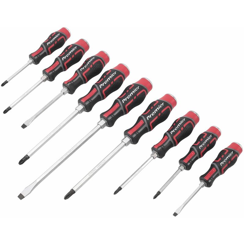 Hammer-Thru Screwdriver Set 9pc AK4941 - Sealey