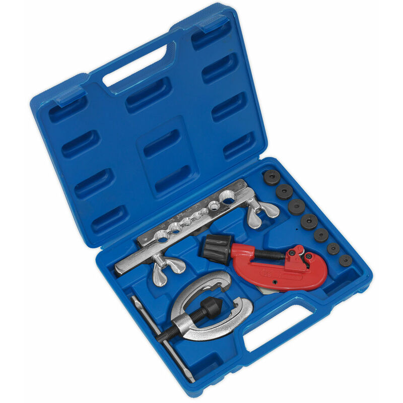 AK506 Pipe Flaring and Cutting Kit 10pc - Sealey